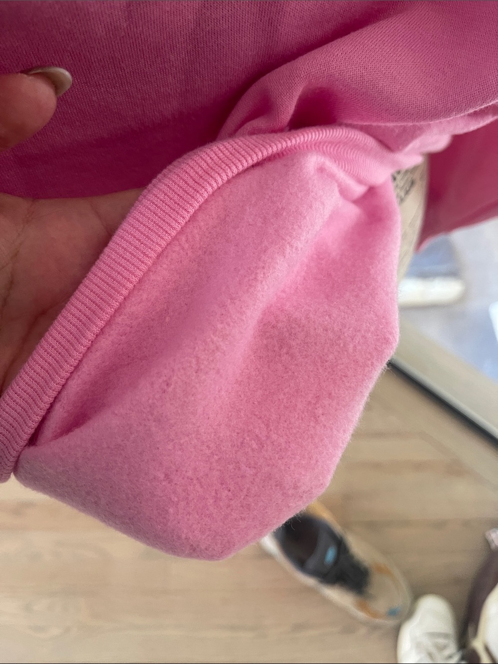 Barbie Pink Crewneck Sweater with White Tennis Graphic - Picture 4 of 4